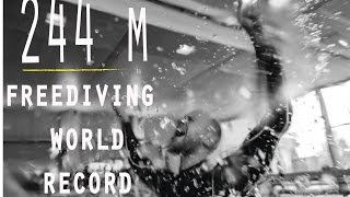 Freediving World Record Matt Malina (244 m DNF)