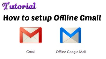 How to setup Offline Gmail | video tutorial by TechyV