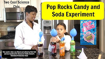 Pop Rocks and Soda Experiment: Akyah and Her Nana