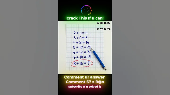 Only for Genius Minds | 8+16 ? | Solve the Operator Puzzle if You Can! 🤯🧠