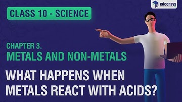 Reactions of Metals with Acids | 3D Explainer Video | 10th Science | English Medium