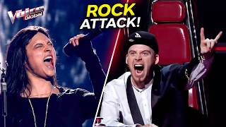 Top 4 Most MIND-BLOWING Rock Performances Ever | The Voice Global