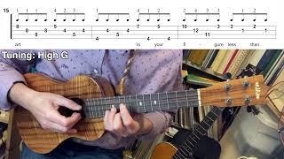 My Funny Valentine (Ukulele fingerstyle tutorial)