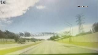 CAUGHT ON CAMERA: Small plane makes emergency landing on Florida Highway