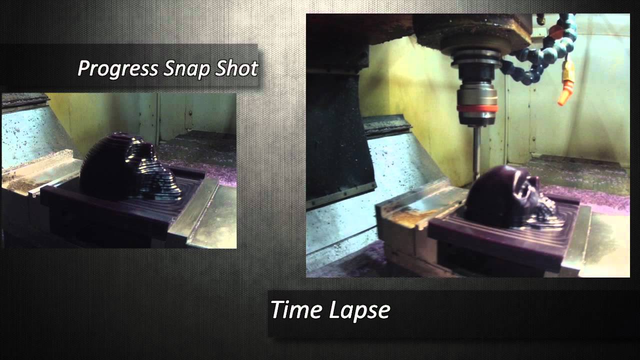 Melin Tool - Machining a Skull - Test Process in Wax