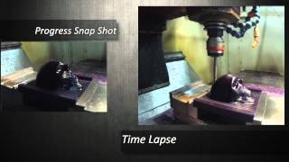 Melin Tool - Machining a Skull - Test Process in Wax