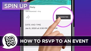 Imvu Spin Up How To Rsvp For An Imvu Live Event - Tutorial