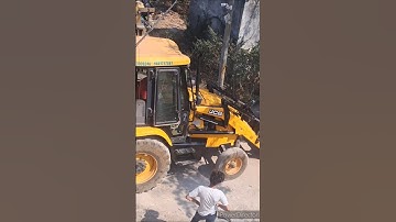 Jcb working in reverse#viral#youtube shorts#trucks#jcb