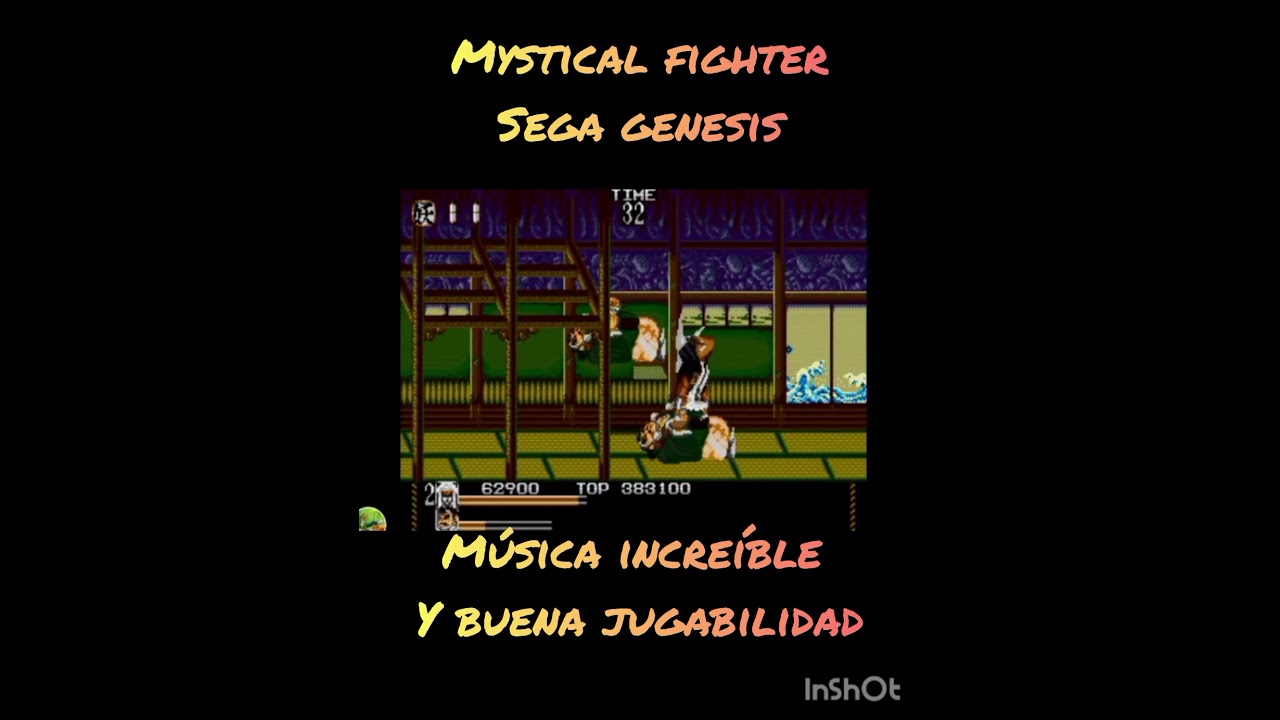 mystical fighter sega mega Drive sega genesis 
