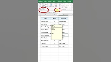 Everything about excel comment! Part-2 (Show/Hide & Print Comment) #excel #shorts