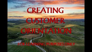 QUALITY MANAGEMENT - “CREATING CUSTOMER ORIENTATION - FEDERAL EXPRESS KNOWS CUSTOMERS WANT IT NOW!”