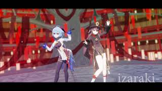 [MMD GENSHIN IMPACT] Ganyu & Hu Tao - Summertime