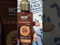 Matte finish sunscreen review. #youtubeshorts #shortsvideo #shorts