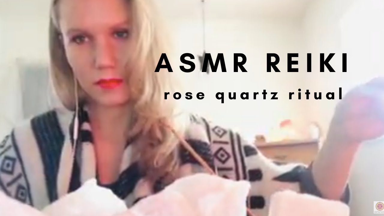ASMR Reiki Rose Quartz Ritual for Self Love 🌹