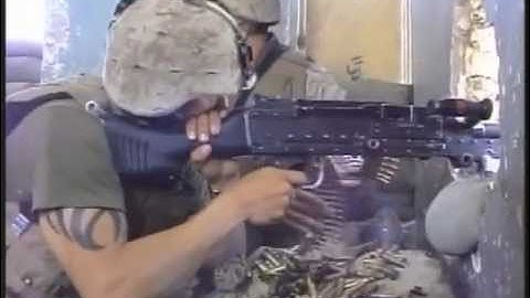 Iraq War - USMC "Machine Gun Room"