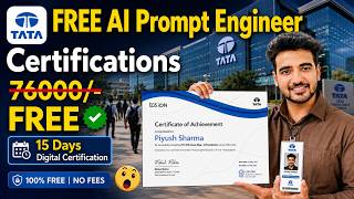 TATA Launched 15-Day FREE AI Digital Certification 2026 | AI Prompt Engineering Course Explained