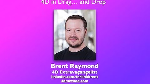 4DMethod #60 | 4D in Drag… and Drop – Brent Raymond