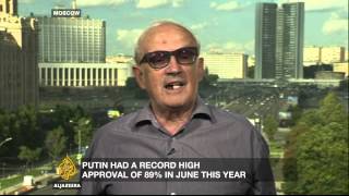 Despite isolation of Russia, Putin enjoys popularity