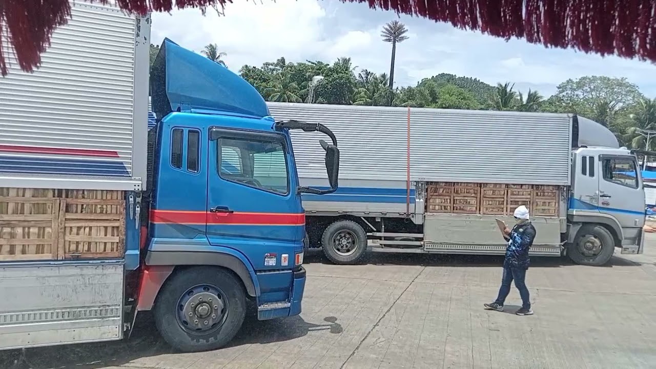 Byahe manila to davao Day 3, |life in the countryside, Philippines, truck loaded a banana