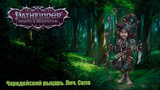 №1 Pathfinder: Wrath of the Righteous.  Solo. Ведьма покрова. Lich. Соло на нечестной. Путь лича.