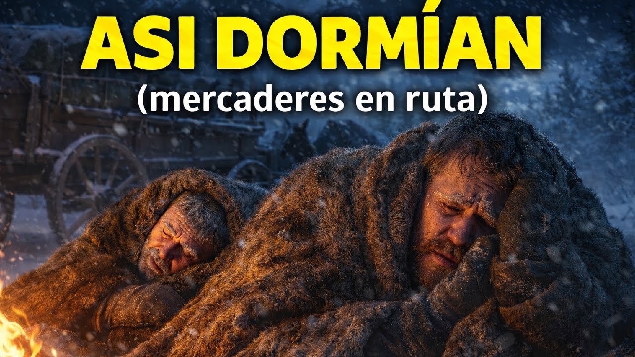 ¿Cómo DORMÍAN los Mercaderes Medievales en Rutas Comerciales Durante el Frío Extremo?