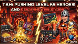 Massive Inventory Clearout + Level 65 Push! ⚔️ TBH: Task Bar Hero
