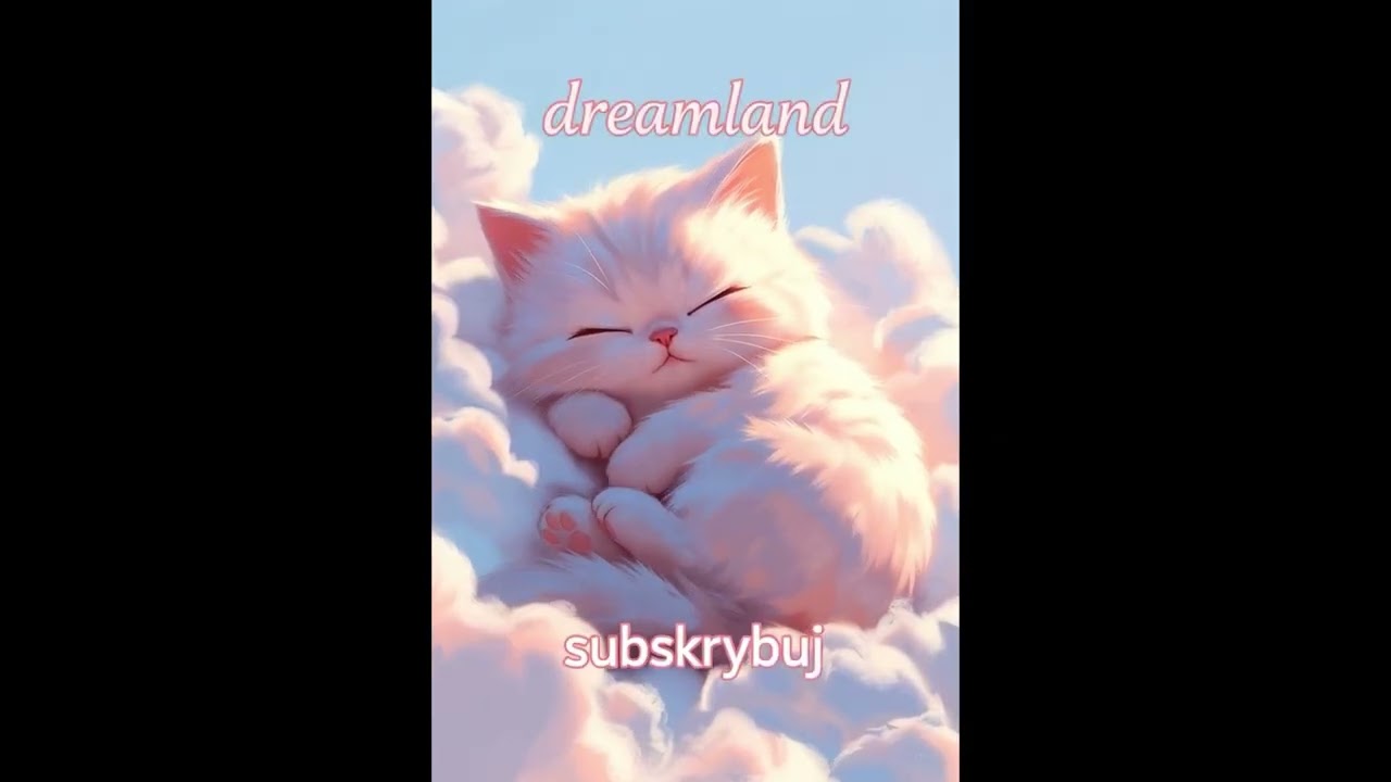 🧸💤Relaksująca kołysanka dla twojego maluszka👶✨po której szybciutko zaśnie 💖  Kotek w chmurkach 🌙😴💫