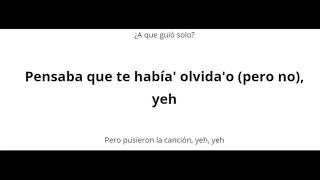 Bad Bunny x J. Balvin - LA CANCION (Letra)