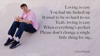 Loving Is Easy - Rex Orange County ft. Benny Sings (lyrics)