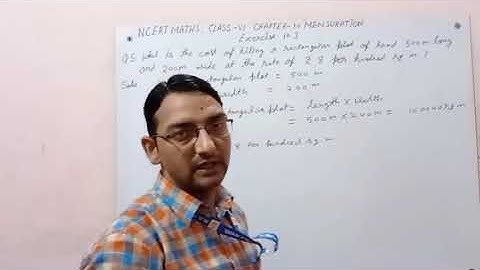 NCERT Maths class 6 chapter 10 Mensuration exercise 10.3 question 4 5, 6 and 7