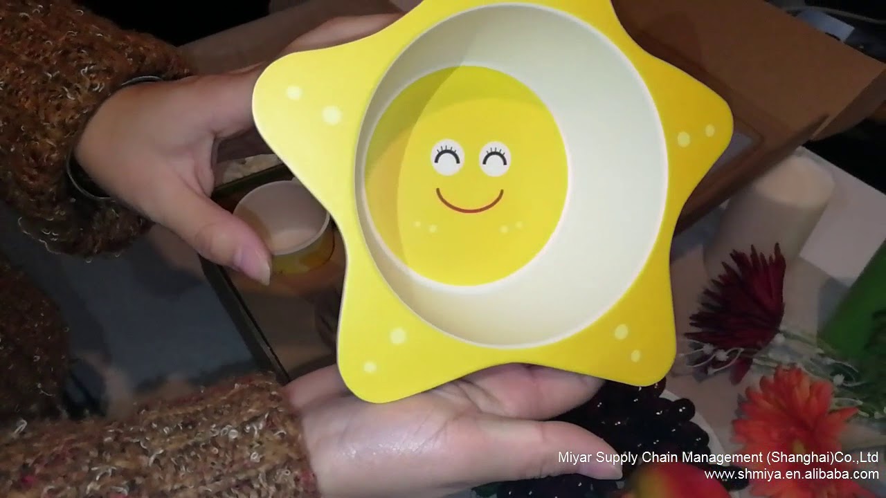 100% Eco-friendly lovely Star bamboo fiber baby set