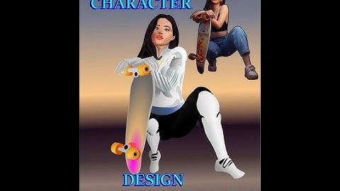 Speed Art, A girl cartoon character design in Corel draw 2021