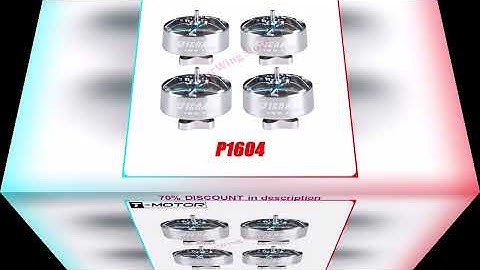 A must-have product! T-Motor P1604 KV2850 6S / KV3800 4S FPV Brushless Motor, 2mm Shaft, for 3.5-i