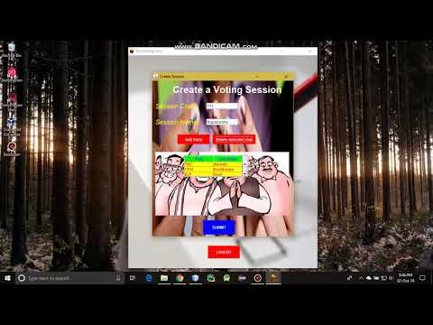 Voting System using Java Swing | Desktop App