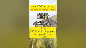 [1-min Basic Grammar EP 1] HSK 1正在 (be Ving now) - an action is ongoing or in progress (理查老师直播课)