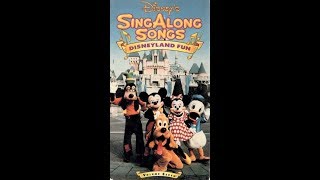 90s Disney Sing Along Songs Vol 7:  Disneyland Fun