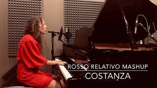 Video thumbnail of "Rosso relativo & Bad guy MASHUP COSTANZA ALAGNA piano e voce"