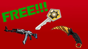 How to get CS:GO Keys/Skins/Knives 100% FREE! (No betting)