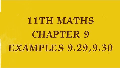 TN 11TH MATHS/CHAPTER 9/EXAMPLES 9.29,9.30/LIMITS AND CONTINUITY    (@ MATHS STUDENT)