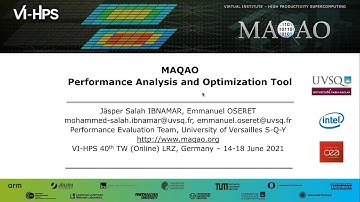Lightweight profiling and Code Quality Assessment with MAQAO.