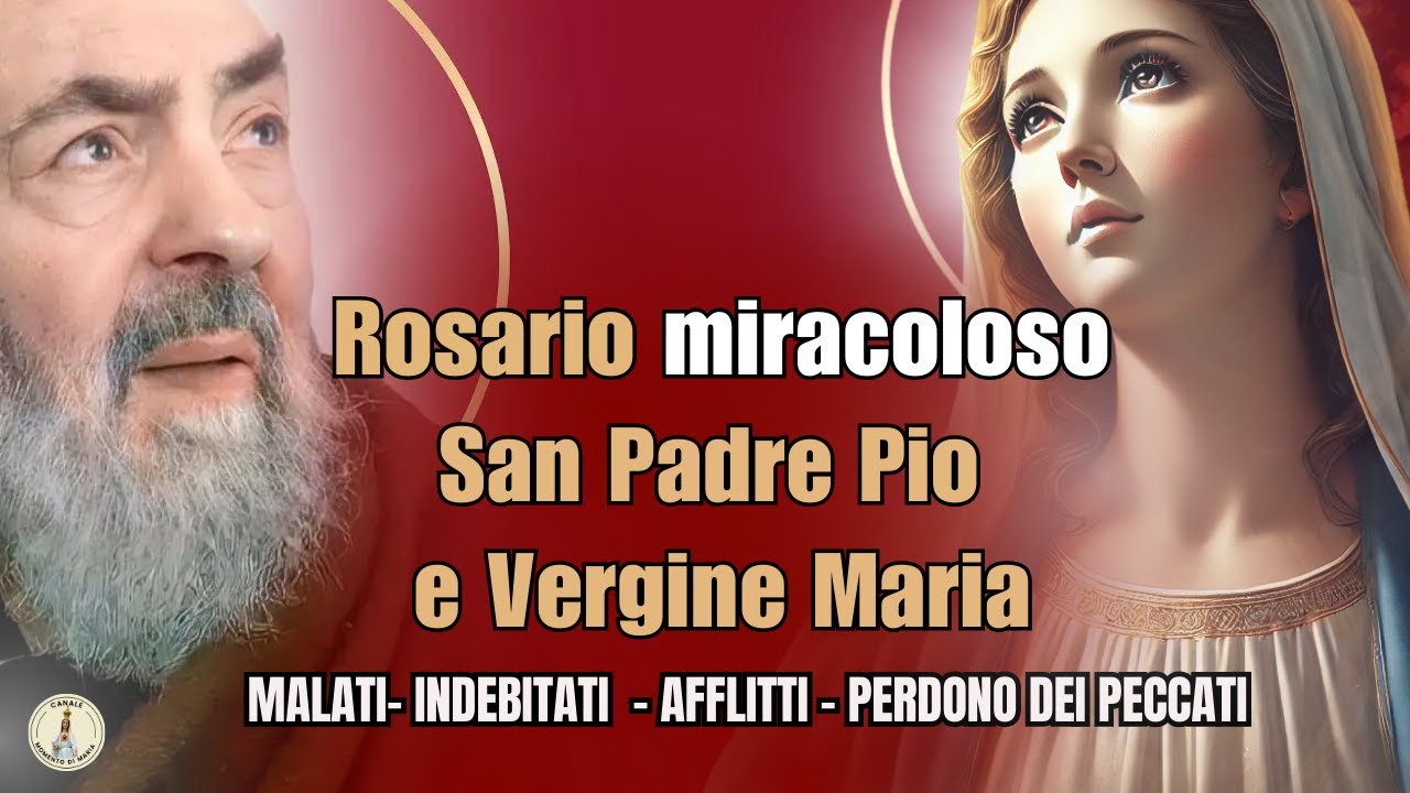 Recita questo potente rosario di padre pio e vergine maria! e ricevi un