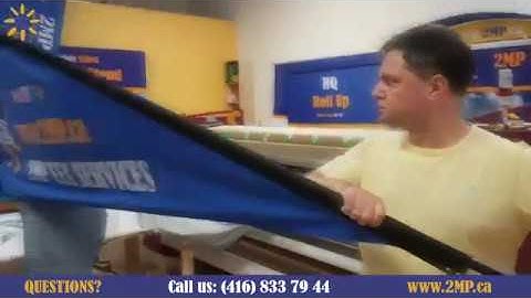 Indoor or Outdoor Teardrop Flags + Custom Printed Double Sided Graphics by www 2MP ca