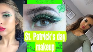 St Patricks day makeup tutorial || Violeta