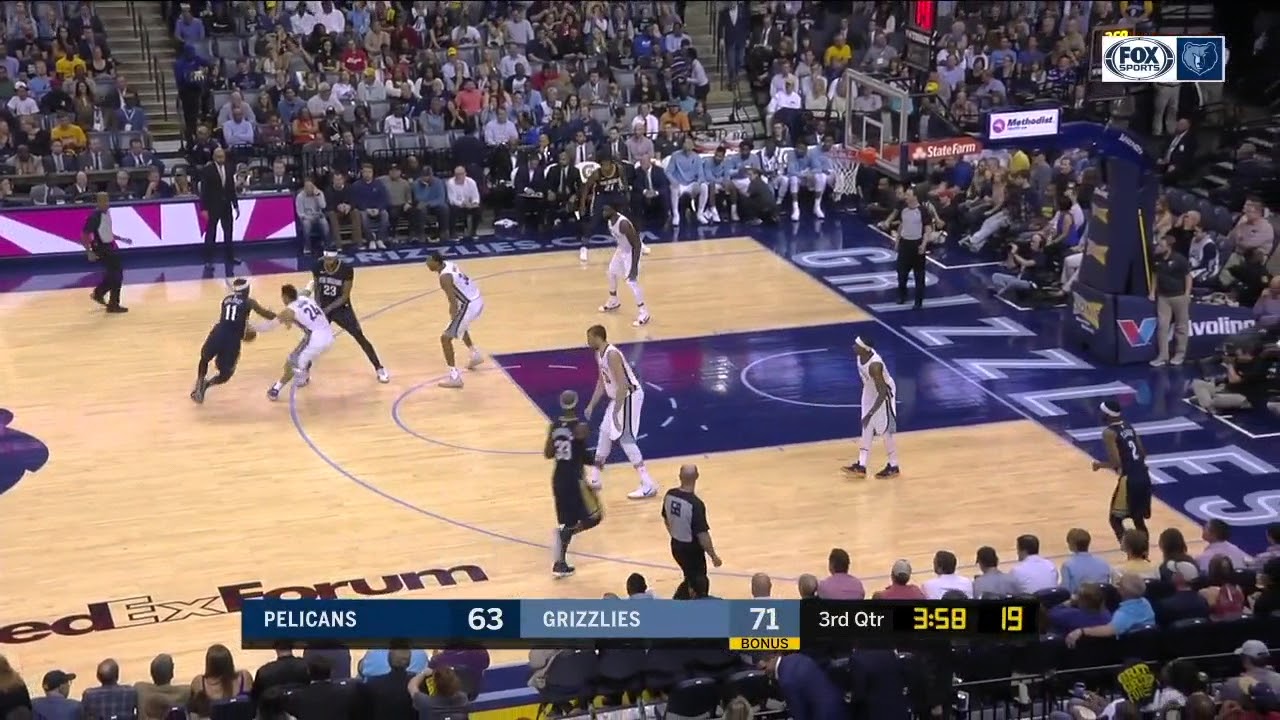 Dillon Brooks' defense vs. the Pelicans (Oct. 18, 2017) YouTube