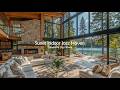 Sunlit Indoor Jazz Haven For Deep Relaxation Soft Jazz Music With Great Lake View For Work St 