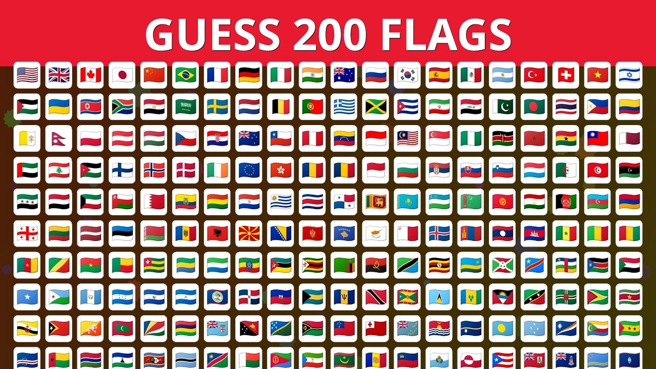 Can you guess every flag in just 3 seconds | 200 Emoji Flags Quiz 2026