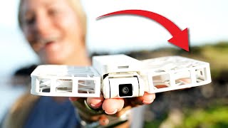 HOVERAir X1 flying camera! No Controller Needed!! by iJustine 57,445 views 5 months ago 7 minutes, 31 seconds