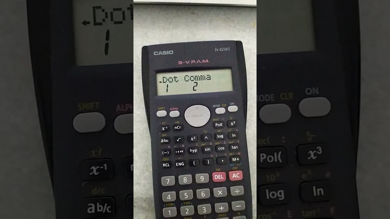 Como Trocar Ponto Por V rgula Calculadora Cient fica YouTube
