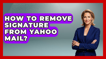 How To Remove Signature From Yahoo Mail? - TheEmailToolbox.com