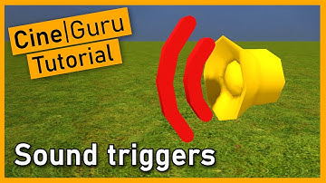 CineGuru tutorial: Sound triggers
